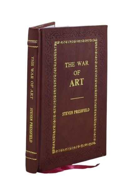 The War of Art by Steven Pressfield leather bound book