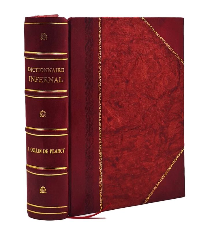 Dictionnaire Infernal by Jacques Collin de Plancy leather bound book