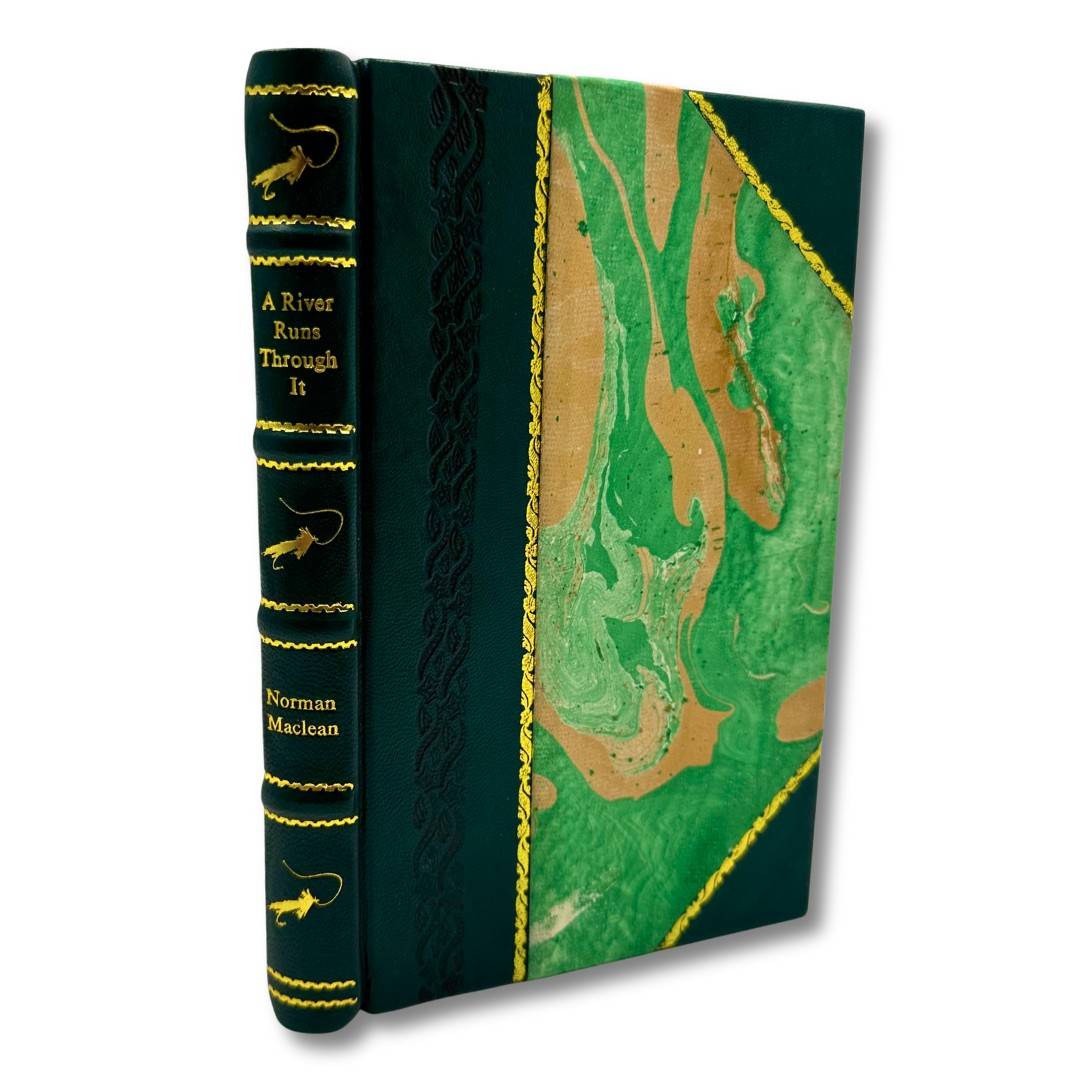 A River Runs Through It leather bound edition