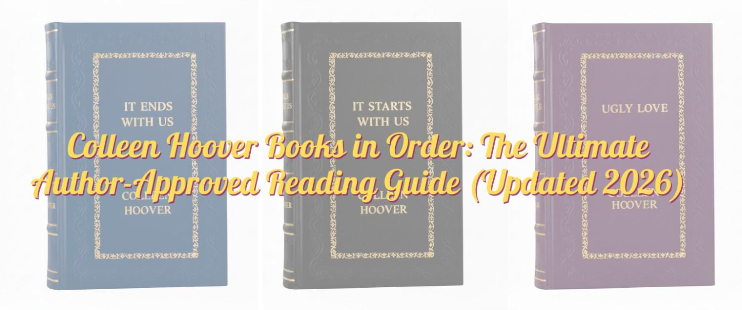 Colleen Hoover Books in Order banner