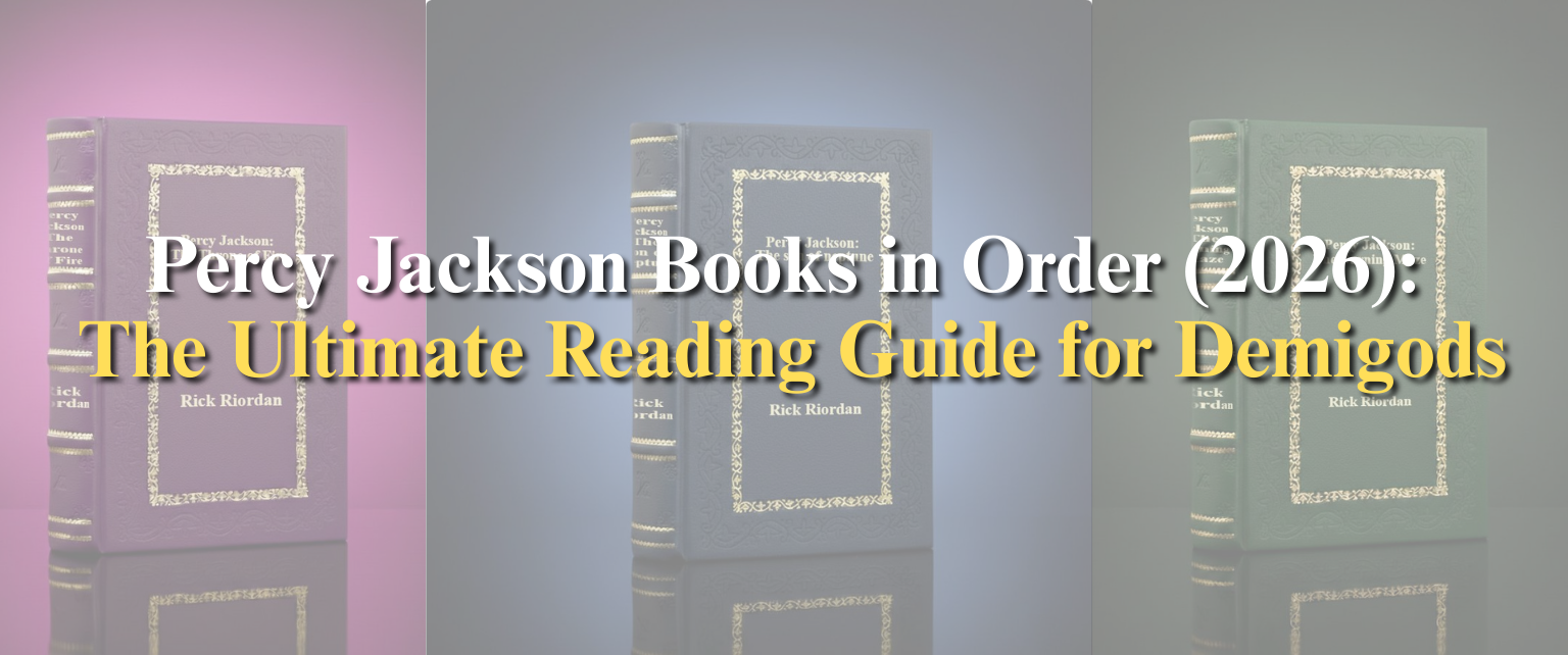 percy jackson leather bound books banner